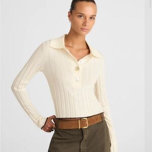 Madewell Long sleeve polo shirt
